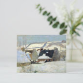Pont-Aven unter dem Schnee | Paul Gauguin Postkarte (Stehend Vorderseite)