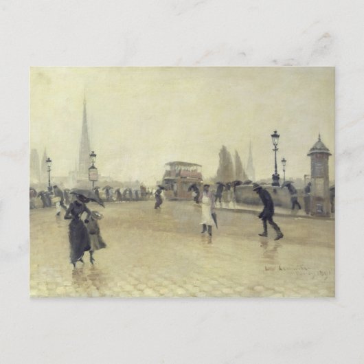 Pont Corneille, Rouen, 1891 Postkarte (Vorderseite)