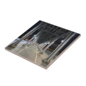 Pont de Bir-Hakeim in night - Paris, Frankreich Fliese (Seite)