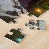 Pont de Bir-Hakeim in night - Paris, Frankreich Puzzle (Seite)