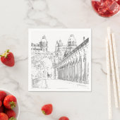 Pont de Bir-Hakeim - Paris, Frankreich Serviette (Beispiel)