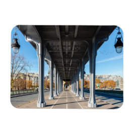Pont de Bir-Hakeim über Seine - Paris, Frankreich Magnet