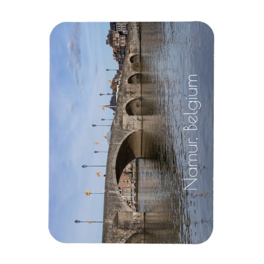 Pont de Jambes, Namur, Belgien Magnet (Vertikal)