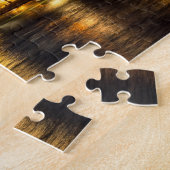 Pont des Arts at Nightfall - Paris, Frankreich Puzzle (Seite)
