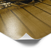 Pont des Arts: Die Liebe Lock Bridge, Paris Fotodruck (Ecke)