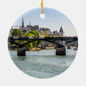 Pont des Arts in Paris, Frankreich Keramikornament (Hinten)