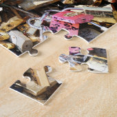 Pont des Arts Liebe Locks Paris. Puzzle (Seite)