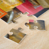 Pont des Arts Liebe Locks Paris. Puzzle (Seite)