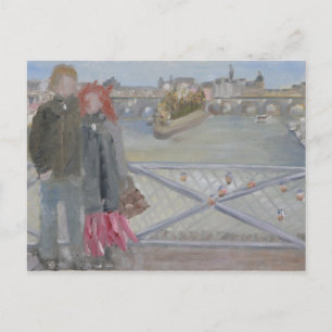 Pont des Arts: Paris Postkarte
