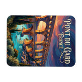 Pont du Gard Frankreich Magnet (Horizontal)