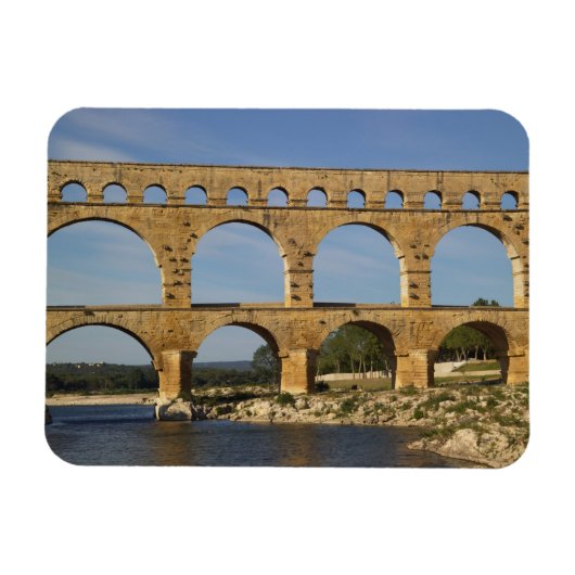 Pont du Gard, Gard, Languedoc Roussillon, Frankrei Magnet (Horizontal)