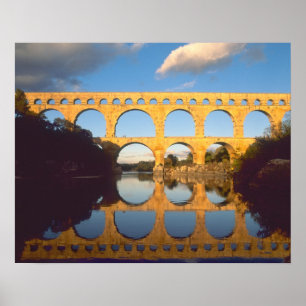 Pont du Gard, Gardon, Gard, Languedoc, Poster
