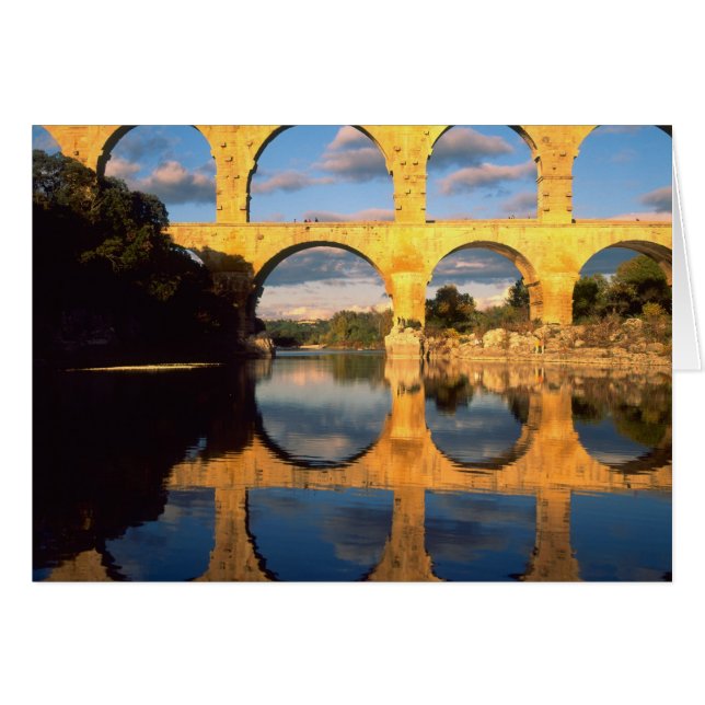 Pont du Gard, Gardon River, Gard, Languedoc (Vorderseite (Horizontal))