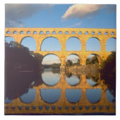 Pont du Gard, Gardon River, Gard, Languedoc Fliese (Vorderseite)