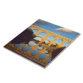 Pont du Gard, Gardon River, Gard, Languedoc Fliese (Seite)