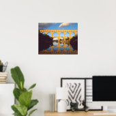Pont du Gard, Gardon River, Gard, Languedoc Poster (Heimbüro)