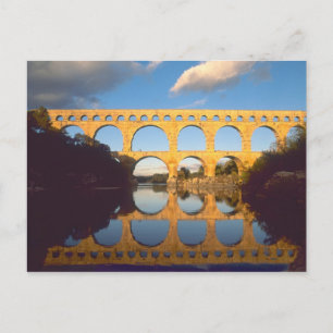 Pont du Gard, Gardon River, Gard, Languedoc Postkarte