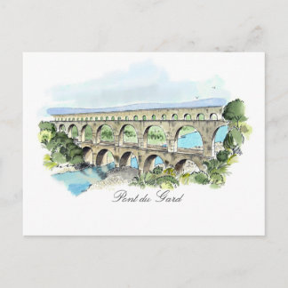 Pont Du Gard Postkarte