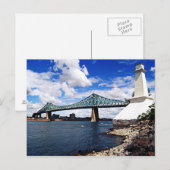 Pont Jacques Cartier Postkarte (Vorne/Hinten)