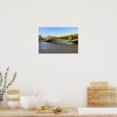 Pont Mirabeau über die Seine - Paris Frankreich. Poster (Küche)