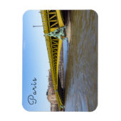 Pont Mirabeau über Seine - Paris Magnet (Vertikal)