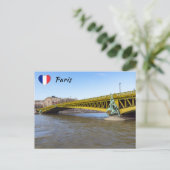Pont Mirabeau über Seine - Paris Postkarte (Stehend Vorderseite)