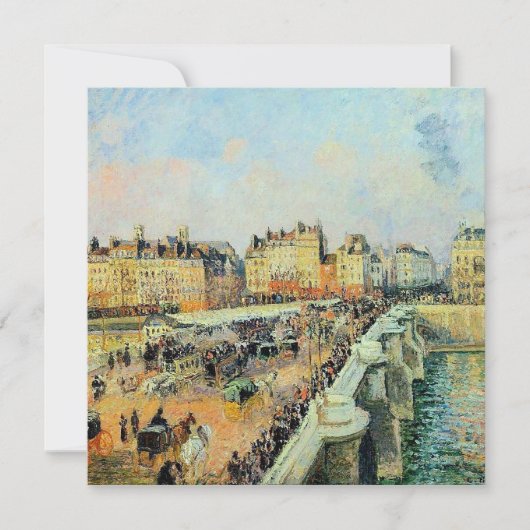 Pont Neuf, Nachmittag, Sonnenlicht Camille Pissarr (Vorderseite)