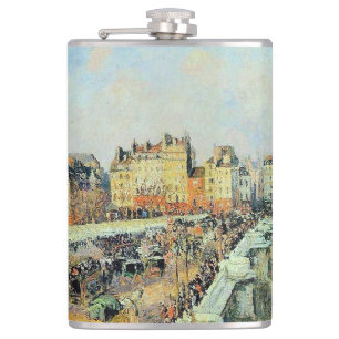 Pont Neuf, Nachmittag, Sonnenlicht Camille Pissarr Flachmann