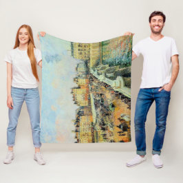 Pont Neuf, Nachmittag, Sonnenlicht Camille Pissarr Fleecedecke