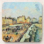 Pont Neuf, Nachmittag, Sonnenlicht Camille Pissarr Getränkeuntersetzer (Vorderseite)