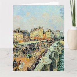 Pont Neuf, Nachmittag, Sonnenlicht Camille Pissarr Karte