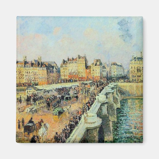 Pont Neuf, Nachmittag, Sonnenlicht Camille Pissarr Magnet (Vorne)