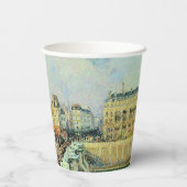 Pont Neuf, Nachmittag, Sonnenlicht Camille Pissarr Pappbecher (Rückseite)