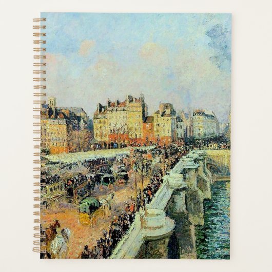 Pont Neuf, Nachmittag, Sonnenlicht Camille Pissarr Planer (Vorderseite)