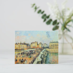 Pont Neuf, Nachmittag, Sonnenlicht Camille Pissarr Postkarte