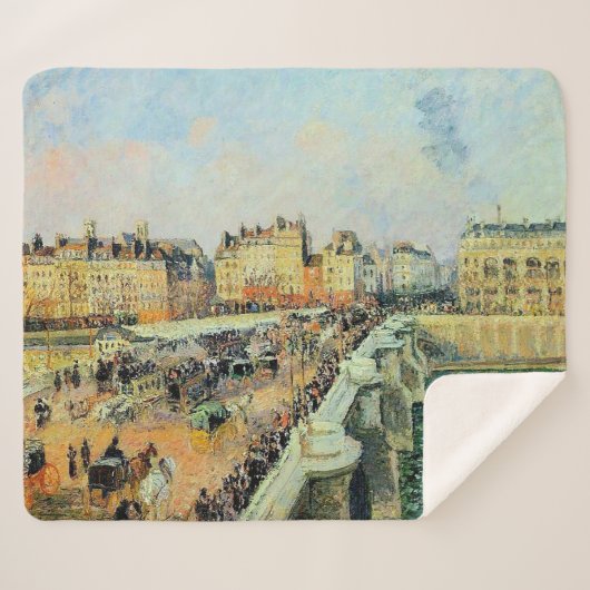 Pont Neuf, Nachmittag, Sonnenlicht Camille Pissarr Sherpadecke (Vorderseite (Horizontal))