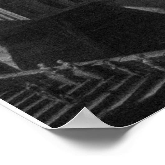 Pont Neuf - Paris - Nicolas-Jean-Baptiste Raguenet Poster (Ecke)