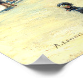 Pont Neuf, Paris - Pierre-Auguste Renoir Poster (Ecke)