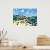 Pont Neuf, Paris - Pierre-Auguste Renoir Poster (Küche)