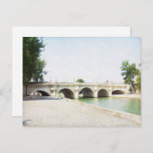 Pont Neuf (Paris) Postkarte (Vorne/Hinten)