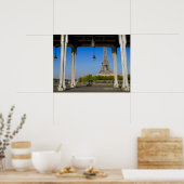 Pont of Bir Hakeim in Paris Poster (Küche)