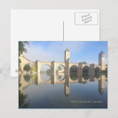 Pont Valentré, Cahor Postkarte (Vorne/Hinten)