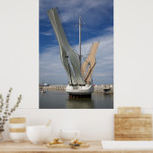 Pont y Ddraig Bridge Poster. Poster (Küche)