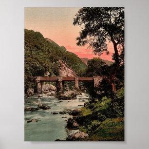 Pont-y-Pair, Bettws-y-Coed (d. h. Betws), Wales ra Poster