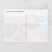 Ponta de São Lourenço Madeira Hiking Trail Postkarte (Rückseite)