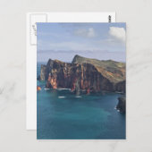 Ponta de São Lourenço, Madeira, Portugal Postkarte (Vorne/Hinten)