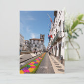Ponta Delgada, Azoren Einladung (Stehend Vorderseite)