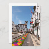 Ponta Delgada, Azoren Einladung (Vorne/Hinten)