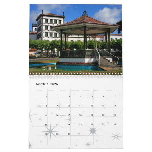 Ponta Delgada, Azoren - Kalender für Fotografie (Mär 2026)