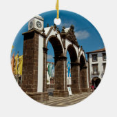 Ponta Delgada, Azoren Keramik Ornament (Hinten)